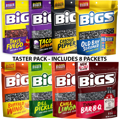 Bigs Sunflower Seeds - Taster 8 Pack