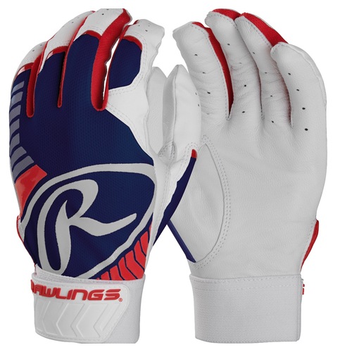 Rawlings 5150 Batting Gloves Royal/Red/White