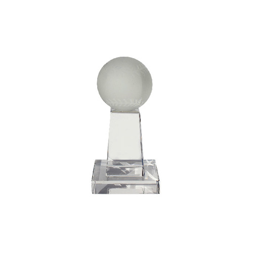 Crystal Trophy - Ball on Pedestal with XL Base #2