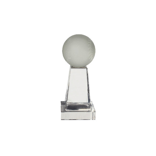 Crystal Trophy - Ball on Pedestal with Large Base #3