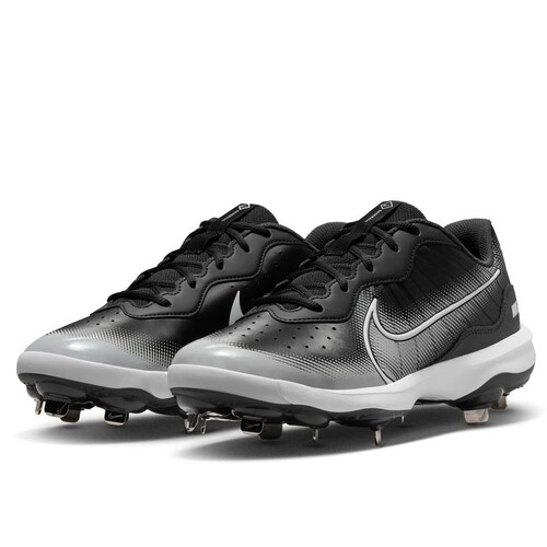 Nike Alpha Huarache Varsity 4 Low Metal Cleats - Black