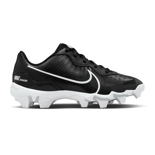 Nike Alpha Huarache 4 Keystone YOUTH Moulded Cleats - Black