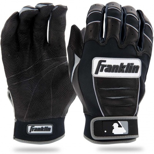 Franklin CFX Pro Batting Gloves - Black/Black