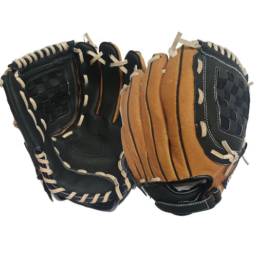 GTX Genuine Leather Ball Glove 12 inch - Black/Tan