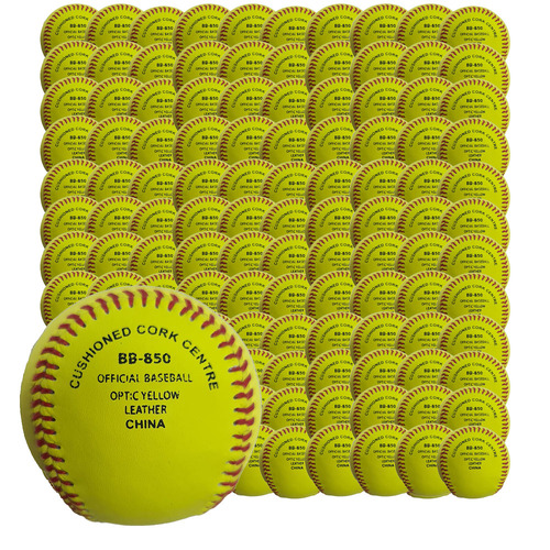 GTX BB-850-Y HI VIS 9 inch Baseball 10 DOZEN BULK