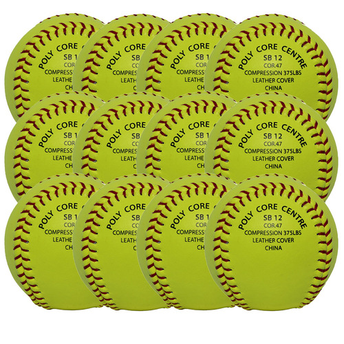 GTX SB-12 Leather Match Softball 12 inch Dozen