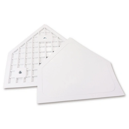 Home Plate w Waffle Underside - Portable 1/2 inch