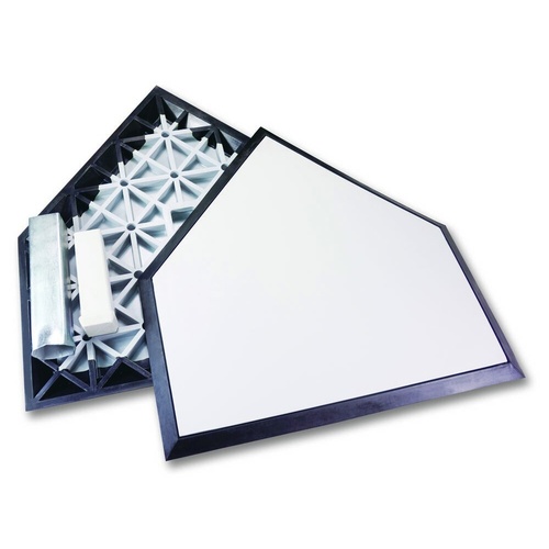 Home Plate w Ground Anchor - Safety Underside