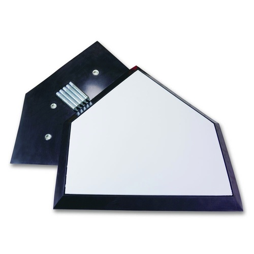 Home Plate w 5 Screw In Pegs - Semi Permanent