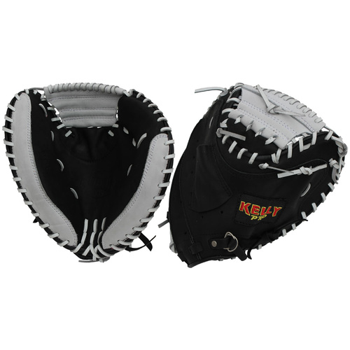 Kelly KPC-L Baseball Catcher's Glove Black/White 34 inch