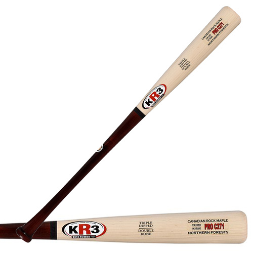 KR3 Canadian Rock Maple Pro C271 Baseball Bat - Red Label