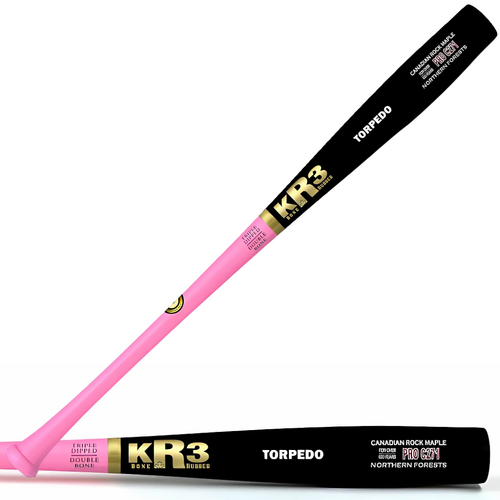 KR3 Canadian Rock Maple C271 TORPEDO Baseball Bat