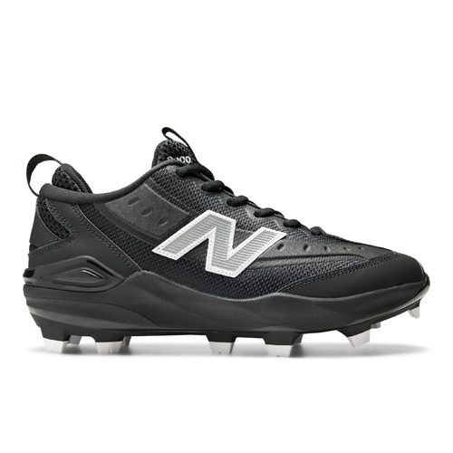 New Balance 3000v8 2E Moulded Cleats - Black
