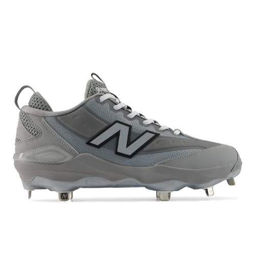 New Balance 3000v8 2E Metal Cleats - Grey