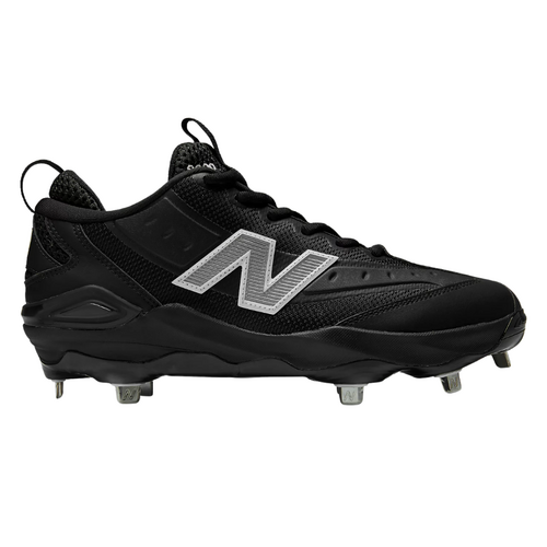 New Balance 3000v8 2E Metal Cleats - Black
