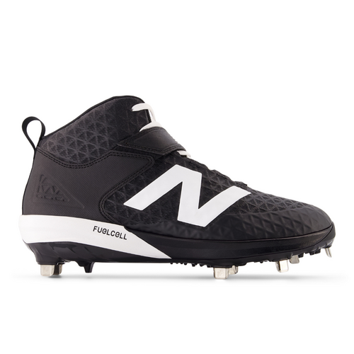 New Balance M4040V8 2E MID Metal Cleats - Black