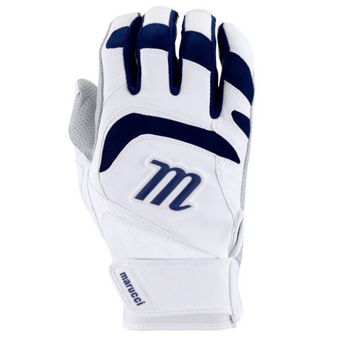 Marucci Signature YOUTH Batting Gloves - White/Navy