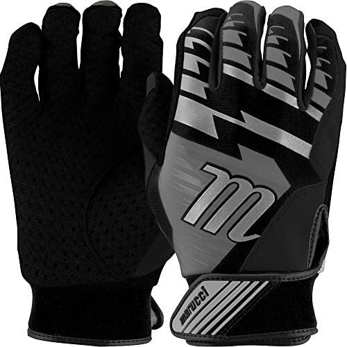 Marucci Tesoro Leather Batting Gloves - Black