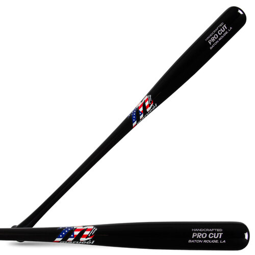 Marucci Professional Cut Maple Baseball Bat - Black/Stars