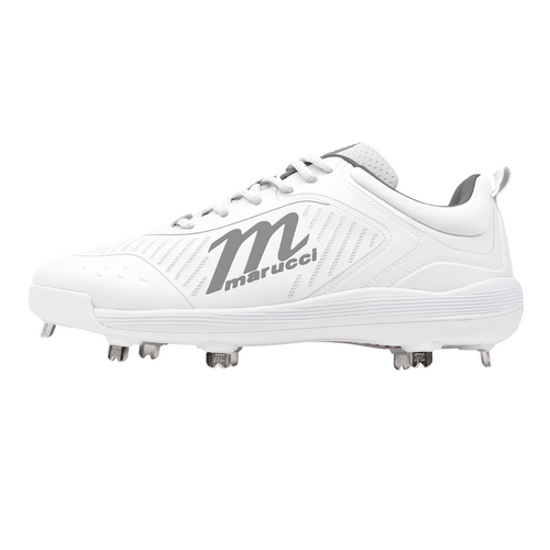 Marucci CFT Low Metal Cleats - White