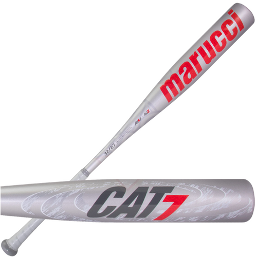 Marucci CAT7 Silver Alloy USSSA -5 Baseball Bat
