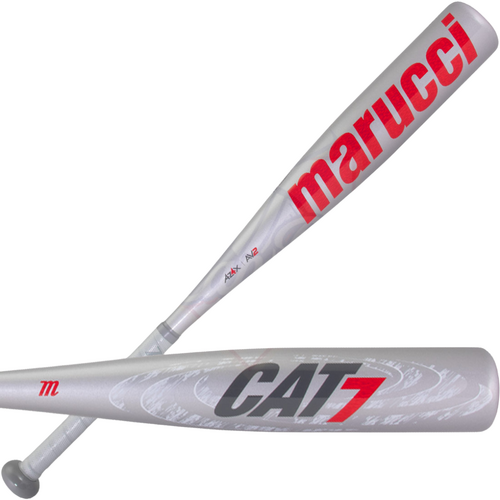 Marucci CAT7 Silver Alloy USSSA -8 Baseball Bat