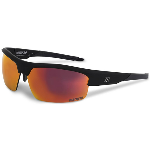Marucci MV463 2.0 Adult Performance Sunglasses - Black/Violet/Red