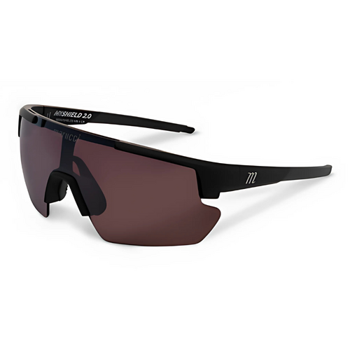 Marucci Shield 2.0 Youth Performance Sunglasses - Matte Black/Violet/Silver