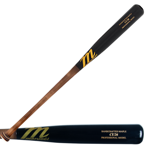 Marucci Pro Model CU26 Maple Wood Baseball Bat - Flame/Black