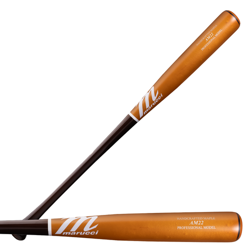 Marucci Pro Model AM22 Maple Baseball Bat - Charcoal/Honey