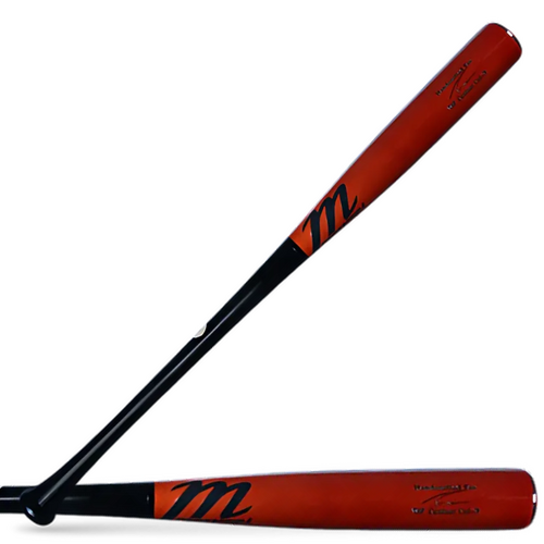 Marucci Pro Exclusive TVT Maple Wood Baseball Bat - Black/Burnt Orange