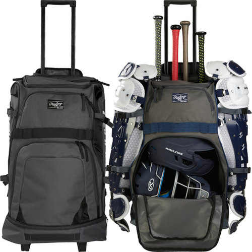 Rawlings R1801 Wheeled Catcher's Backpack