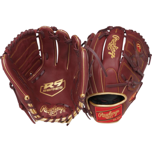 Rawlings R9 Infield / Pitchers Glove 12 inch - Sherry