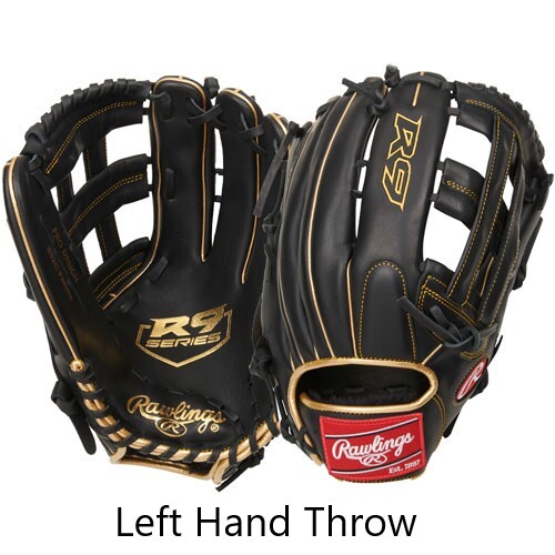Rawlings R9 Series Outfield Glove 12.75 inch LHT R93029-6BG