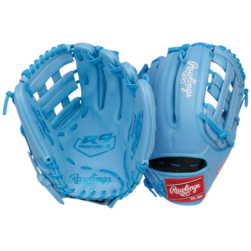Rawlings R9 Infield Baseball Glove 11.75 inch Columbia Blue