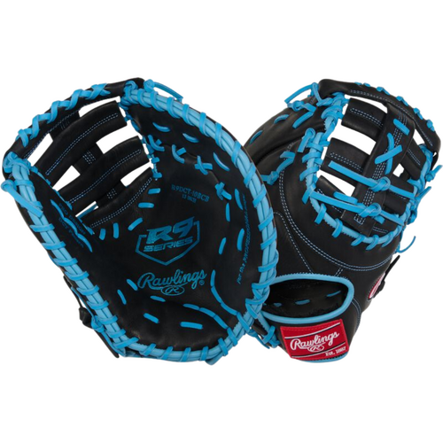 Rawlings R9 First Base Glove 13 inch - Black/Blue