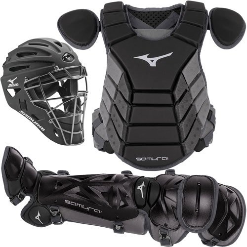 Mizuno Samurai G4 Catchers Set - Adult BLACK