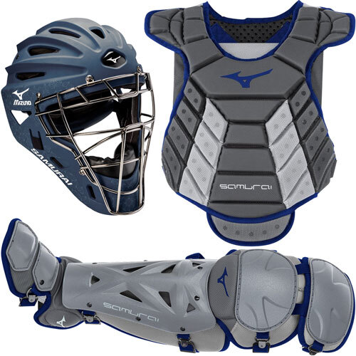 Mizuno Samurai G4 Catchers Set - Intermediate NAVY