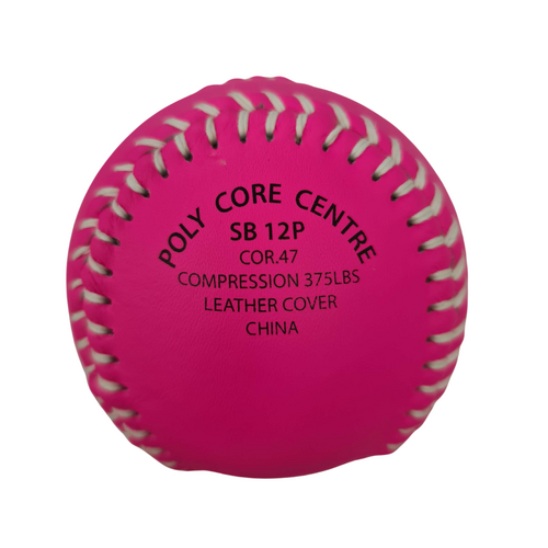 GTX SB-12P Leather Match PINK Softball 12 inch Single