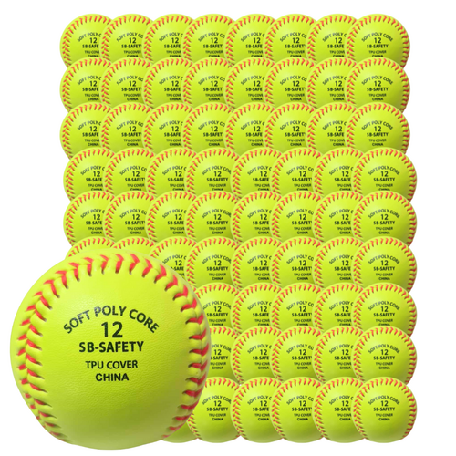 GTX SB-SAFETY12 Softcore Softball 12 inch - 6 DOZ Bulk