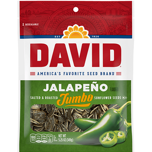 David Sunflower Seeds 5.25 oz - Jalapeno