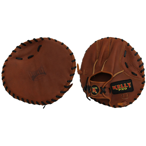 Genuine Leather Soft Hands Fielding Trainer BLACK