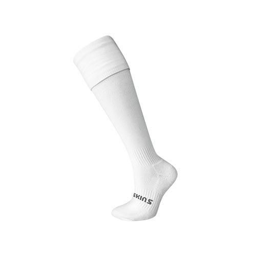 Thinskins Plain Baseball/Softball Socks - White