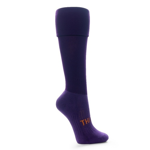 Thinskins Plain Baseball / Softball Socks - Purple