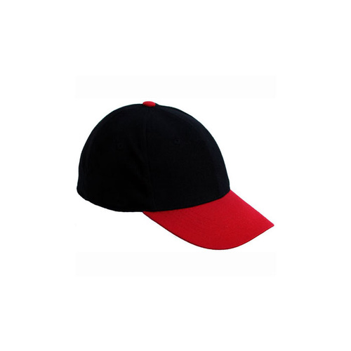Unifit Stretch Fit Flex Back Cap - Adult - Black/Red