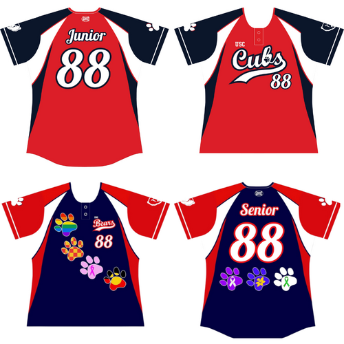 USC Softball Club Junior Playing Top - Cubs