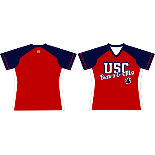 USC Softball Club V-Neck T-Shirt