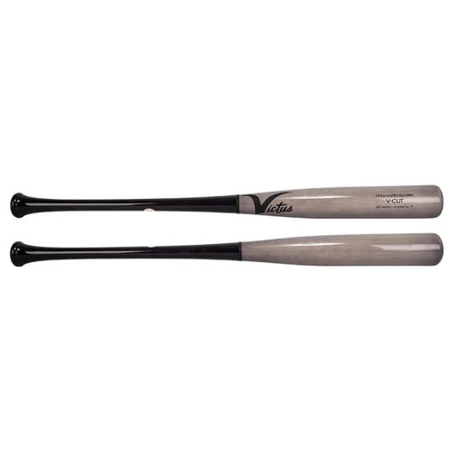 Victus Pro Gloss V-Cut Maple Baseball Bat Black/Grey