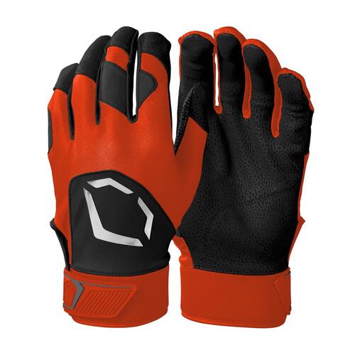 EvoShield Standout Batting Gloves - Black/Orange