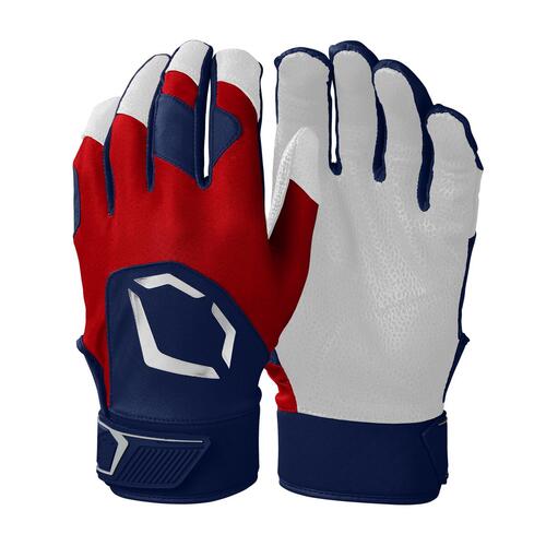 EvoShield Standout Batting Gloves - Navy/Red
